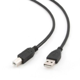 Kabel USB 2.0 AM-BM 1m/czarny Gembird