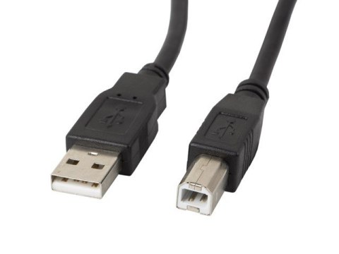 Kabel USB 2.0 AM-BM 3M Ferryt czarny Lanberg