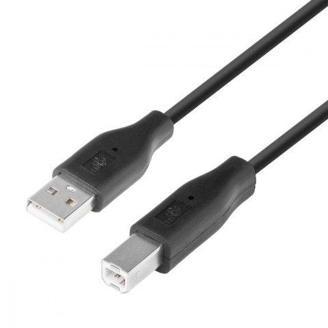 Kabel USB AM-BM 1.8 czarny TB