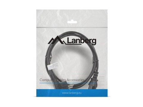 Kabel zasilający CEE 7/7 - IEC 320 C13 1.8M czarny Lanberg