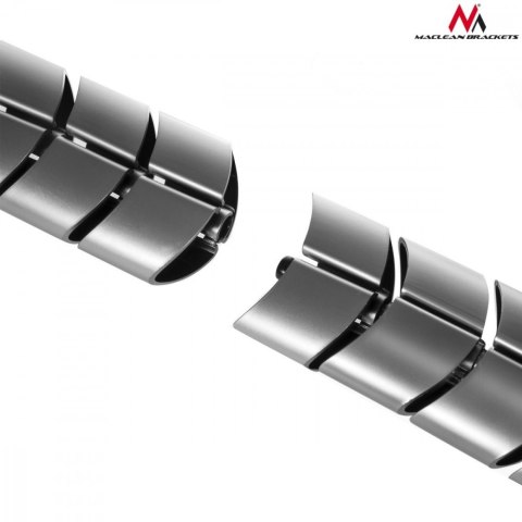 Organizator maskownica kabli do biurka MC-768 S srebrna Maclean