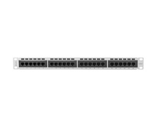 Patch Panel 24 Port 1U Kat.6 szary Lanberg