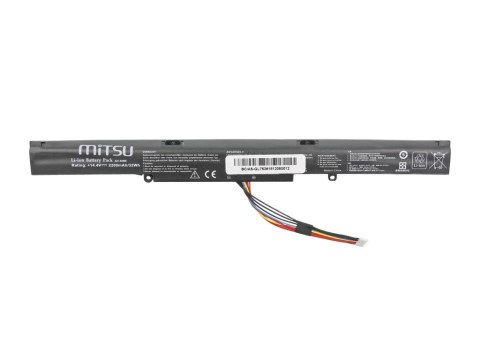 Bateria do Asus GL752VL, N552VX 2200 mAh (32 Wh) 14.4 - 14.8 Volt Mitsu
