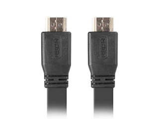 Kabel HDMI-HDMI M/M v2.0 5m czarny płaski Lanberg