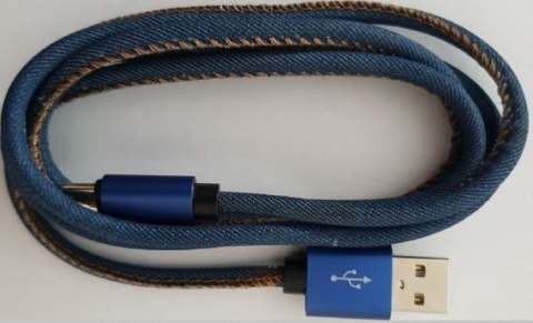 Kabel USB 2.0 Type C premium jeans 2 m Gembird