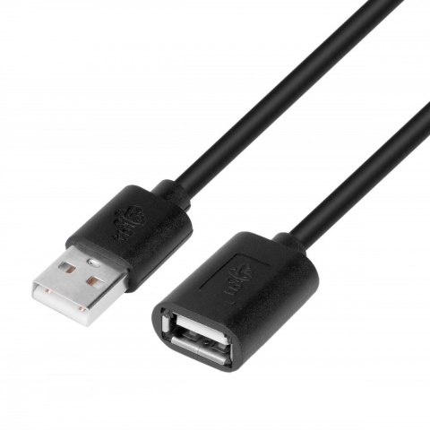 Kabel USB AM-AF 1.8 m przedłużacz czarny TB