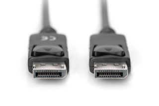 Kabel połączeniowy DisplayPort z zatrzaskami 1080p 60Hz FHD Typ DP/DP M/M czarny 2m Digitus