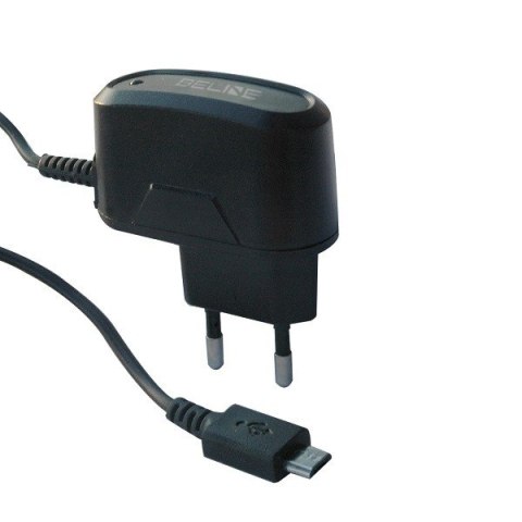 Ładowarka sieciowa microUSB 1A Czarna Beline