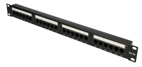Patchpanel CAT5E UTP V2 24 porty Extralink