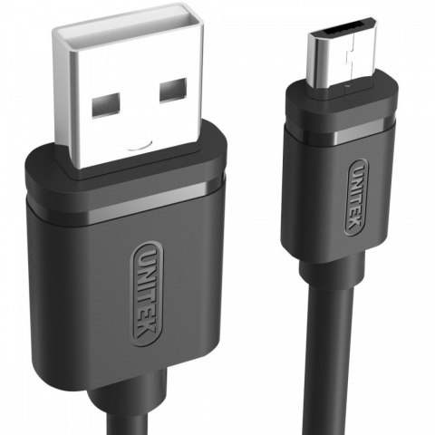 Kabel USB - microUSB 2.0, 2M, M/M; Y-C455GBK Unitek