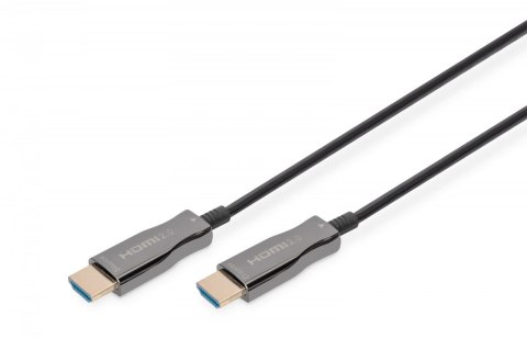 Kabel połączeniowy hybrydowy AOC HDMI 2.0 Premium HighSpeed 4K/60Hz UHD HDMI A/HDMI A M/M czarny 15m Digitus