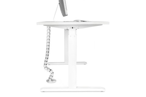 Maskownica organizer do okablowania (kręgosłup) rogulowana elastyczna 1.3m srebrna Digitus