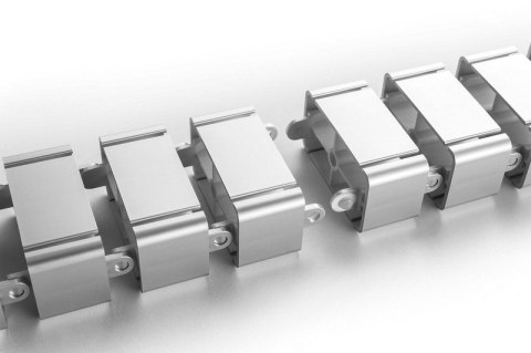 Maskownica organizer do okablowania (kręgosłup) rogulowana elastyczna 1.3m srebrna Digitus