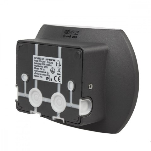 Ścienna lampa LED z czujnikiem PIR MCE366 Maclean