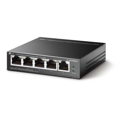 Switch SG1005LP 5x1Gb (4xPoE+) TP-LINK