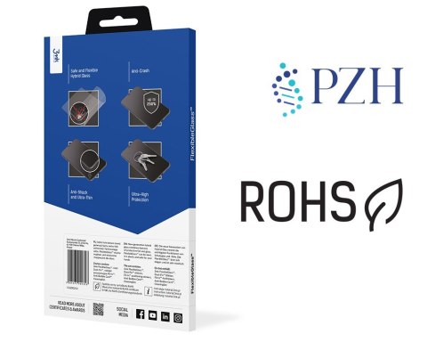 Szkło Hybrydowe FlexibleGlass iPhone 12/12 Pro 6,1 3MK