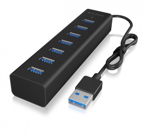 IB-HUB1700-U3 7-Port USB HUB+zasilacz IcyBox