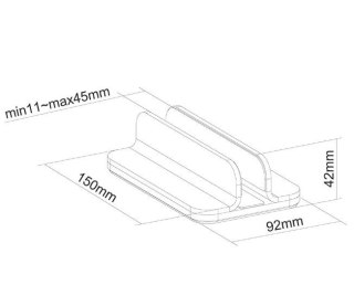 Podstawka pod notebooka NSLS300 Neomounts