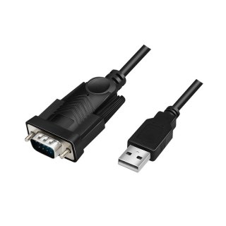 Adapter USB do portu szeregowego DB9, 1.5m LogiLink