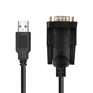 Adapter USB do portu szeregowego DB9, 1.5m LogiLink