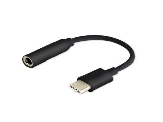 Adapter audio - USB typ C - Mini Jack 3,5mm, AK-35/B Savio