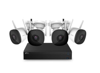 Bezprzewodowy system bezpieczeństwa 4 Channel Wi-Fi NVR 4 Bullet 2 Cameras IMOU