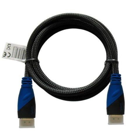 Kabel HDMI oplot nylon złoty v1.4 4Kx2K 1.5m, CL-02 Savio