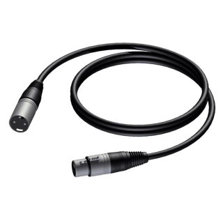 Kabel XLR Męski - XLR Żeński 1m - CLA901/1 PROCAB