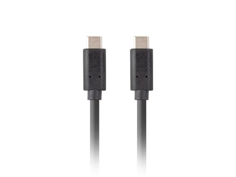 Kabel USB-C M/M 3.1 gen 2 1M 10GB/S PD100W czarny Lanberg