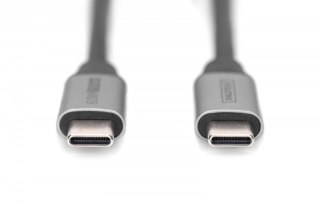Kabel połączeniowy USB 3.0 60W/5Gbps Typ USB C/USB C M/M 1m Czarny Digitus