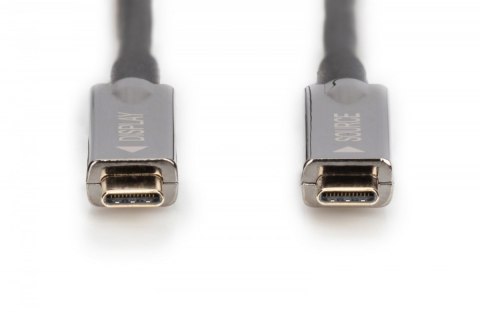 Kabel połączeniowy hybrydowy AOC USB 3.1 Typ C/USB Typ C 4K 60Hz 15m Digitus
