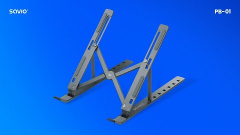 Przenośna podstawka biurowa pod laptop/tablet PB-01 Savio