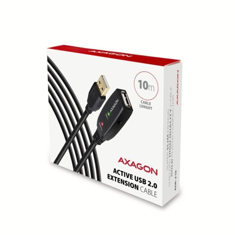 ADR-210 USB 2.0 A-M -> A-F aktywny kabel przedłużacz/wzmacniacz 10m AXAGON