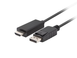 Kabel DisplayPort (M) V1.1 -> HDMI (M) 1.8m czarny Lanberg
