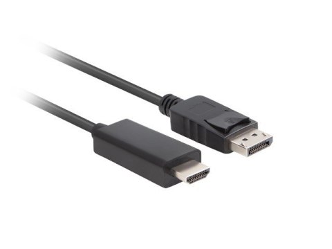 Kabel DisplayPort (M) V1.1 -> HDMI (M) 1.8m czarny Lanberg