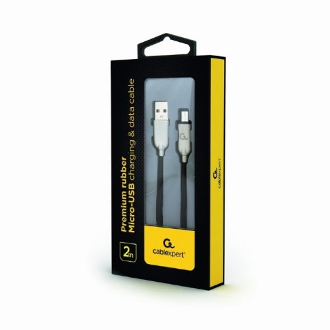 Kabel Micro-USB 2m czarny Gembird