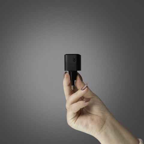 Ładowarka GC PowerGaN 33W PD 3.0 QC 3.0 USB-C czarna Green Cell