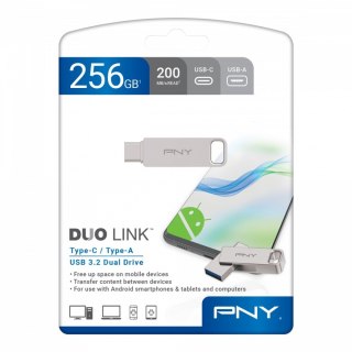 Pendrive 256GB USB 3.2 Duo-Link P-FDI256DULINKTYC-GE PNY