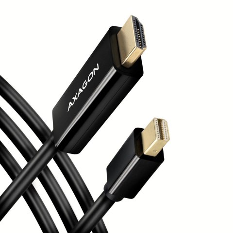 RVDM-HI14C2 Konwerter/kabel aktywny Mini DP > HDMI 1.4 kabel 1.8m4K/30Hz AXAGON