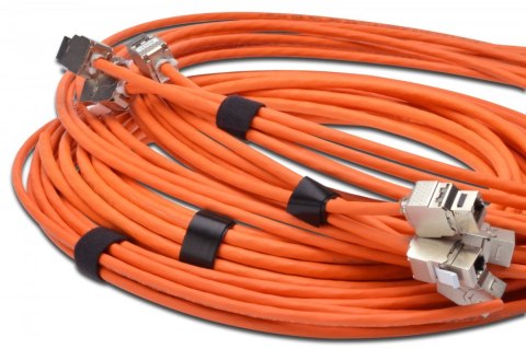 Taśma rzepowa do okablowania strukturalnego, szerokość 20 mm, rolka 10 m, Czarna Digitus