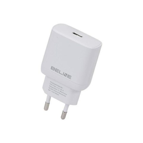 Ładowarka sieciowa 30W GaN USB-C PD 3.0 biała Beline