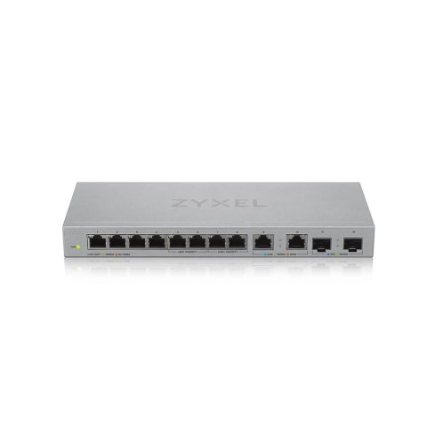 Przełącznik 12-Port Gigabit Unmanaged Switch with 8-Port 1G + 2-Port 2.5G + 2-Port SFP+ XGS1010-12-ZZ0102 Zyxel