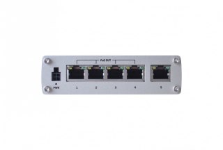 Przełącznik przemysłowy TSW100 4xPoE+, 5xGigabit TELTONIKA