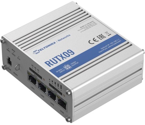 Router LTE RUTX09 (Cat 6), 4xGbE, GNSS, Ethernet TELTONIKA