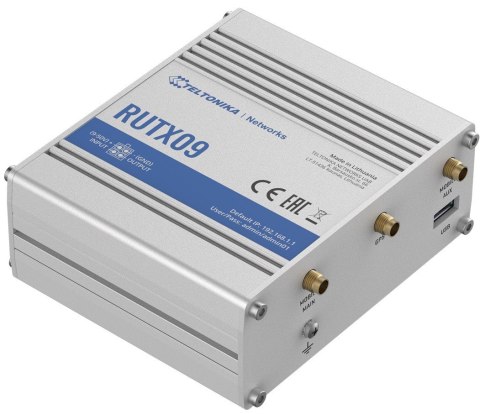 Router LTE RUTX09 (Cat 6), 4xGbE, GNSS, Ethernet TELTONIKA