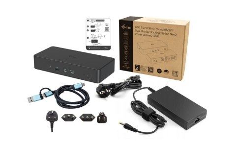 Stacja dokująca USB 3.0 / USB-C / Thunderbolt 3 Professional Dual 4K Display Docking Station Generation 2 + Power Delivery 100W I-tec