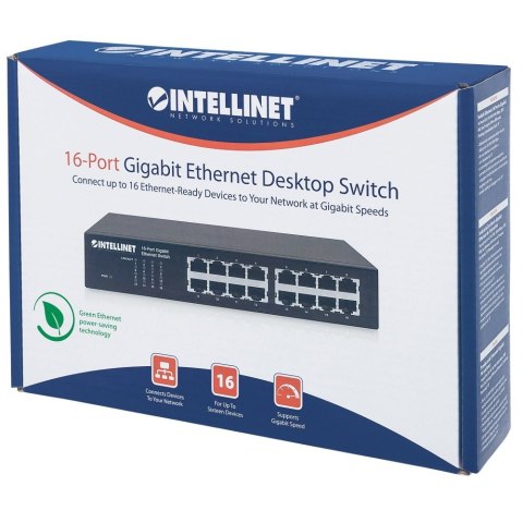 Switch Gigabit 16x 10/100/1000 RJ45 Intellinet