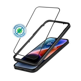Szkło ochronne Anti-Bacterial 3D Armour Glass iPhone 14 Pro z ramką instalacyjną CRONG