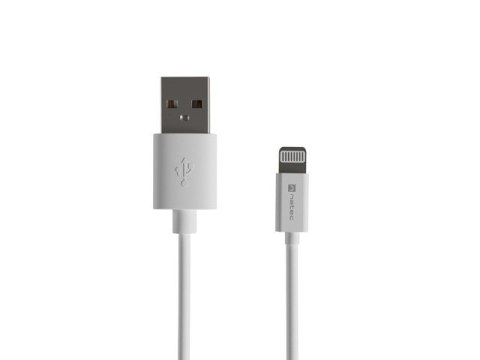 Kabel Lightning (M)->USB-A(M) 2m MFI Prati Biały Natec
