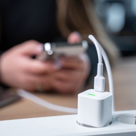 Kabel PowerStream USB-C do Lightning 1m MFI, PD, biały Green Cell